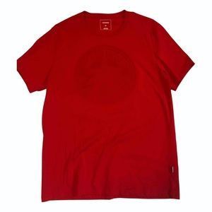 Rare converse red logo t shirt